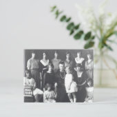 Koningin Olga van Griekenland met kleindochters Briefkaart (Staand voorkant)