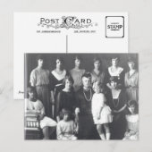 Koningin Olga van Griekenland met kleindochters Briefkaart (Voorkant / Achterkant)