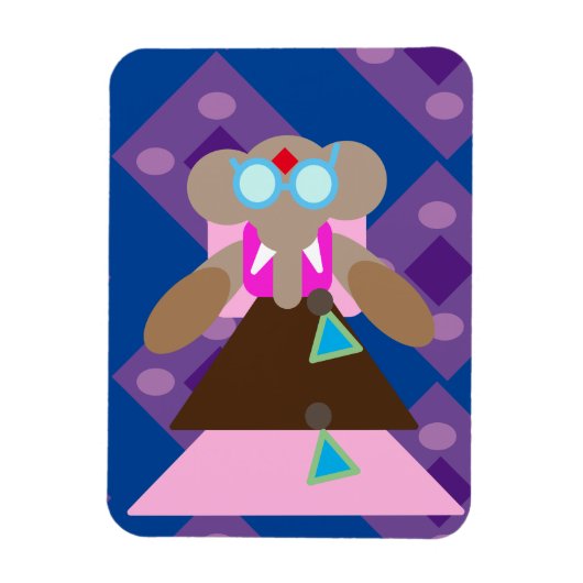 koningin olifant flexibele foto magneet (Verticaal)