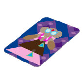 koningin olifant flexibele foto magneet (Linkerzijde)