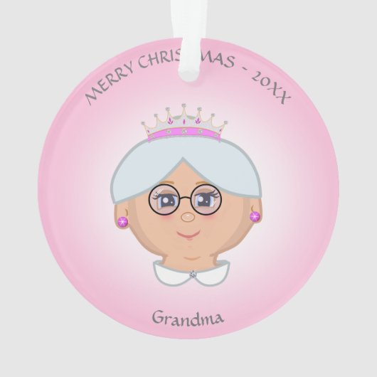 Koningin oma, mam, tante, leraar, verpleegster in  ornament (achterkant)