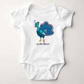 Koningin Peacock in het Parlement Romper (Voorkant)