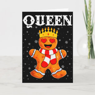 Koningin peperkoek vrolijk kerstfeest bijpassende kaart