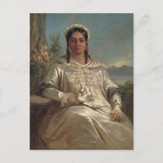 Koningin Pomare IV van Tahiti Briefkaart (Voorkant)