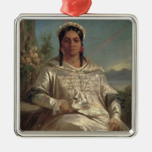 koningin Pomare IV van Tahiti Metalen Ornament