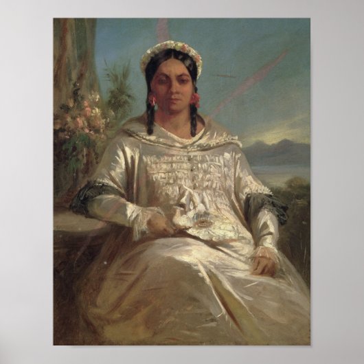 koningin Pomare IV van Tahiti Poster (Voorkant)