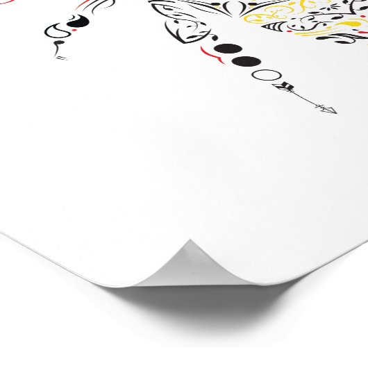 koningin poster (Hoek)