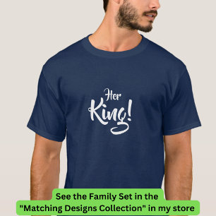 Koningin Princess Matching Family T-shirt