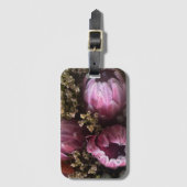 Koningin protea boeket bagagelabel (Voorkant (verticaal))