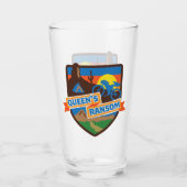 Koningin Ransom Pint Glass Glas (Voorkant)