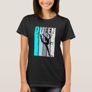 Koningin ritmische gymnastiek kampioen kleindochte t-shirt