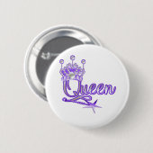 koningin ronde button 5,7 cm (Voorkant /achterkant)