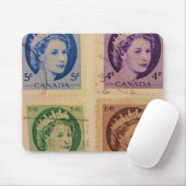  koningin Royal Postage Stamps Mousepad Muismat (Met muis)