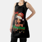 Koningin Sinterklaas Amerikaans Afrikaans Kerstmis Schort (Insitu)