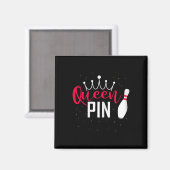 Koningin Speld Shirt Bowler Bowlingcompetitie Voor Magneet (Voorkant / Achterkant)