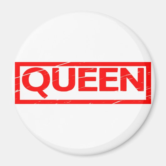 Koningin Stempel Magneet (Voorkant)