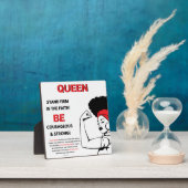 koningin - sterk in het geloof Christelijk Fotoplaat (Insitu)