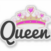 Koningin Sticker (Voorkant)