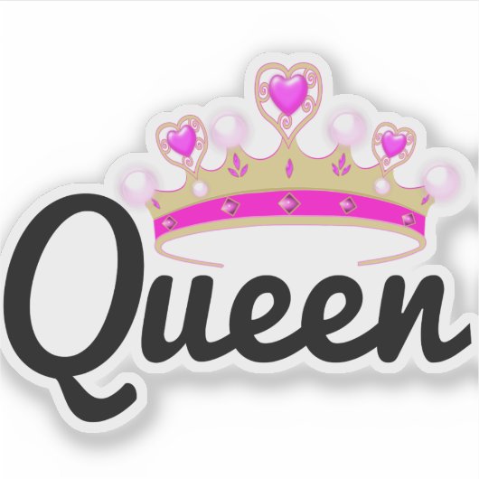 Koningin Sticker (Voorkant)