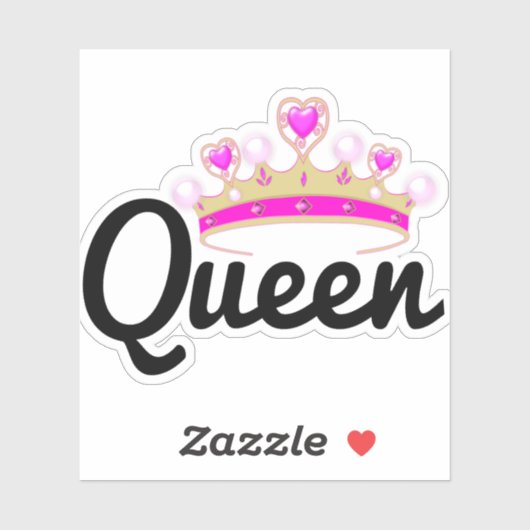 Koningin Sticker (Vel)