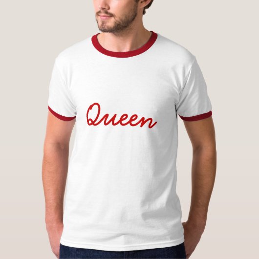 koningin t-shirt (Voorkant)