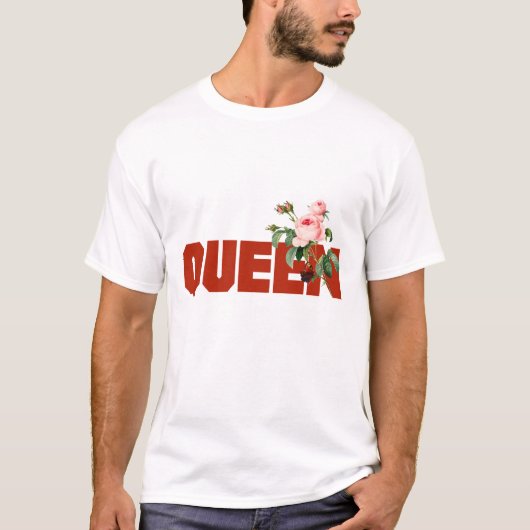 koningin t-shirt (Voorkant)