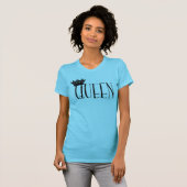 "KONINGIN" T-SHIRT (Voorkant volledig)