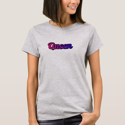 koningin t-shirt (Voorkant)