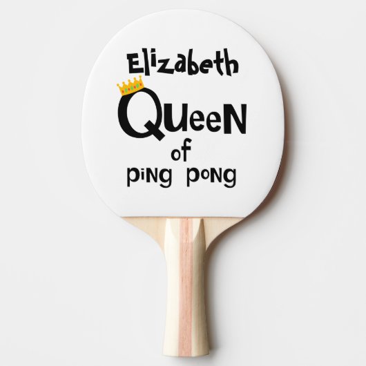 Koningin Tafeltennisbatje (Voorkant)
