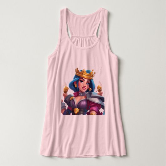 koningin tanktop (Design voorkant)