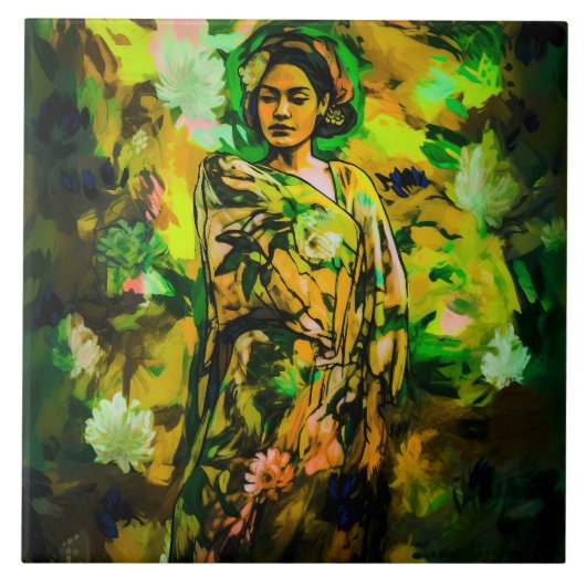 koningin tegeltje (Voorkant)