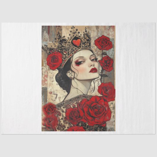 koningin tissuepapier (Voorkant)