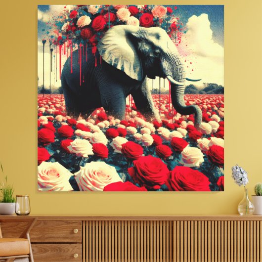 KONINGIN VAN AFRIKA 10 CANVAS AFDRUK (Insitu (Woonkamer))