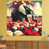 KONINGIN VAN AFRIKA 10 CANVAS AFDRUK (Insitu (Woonkamer))