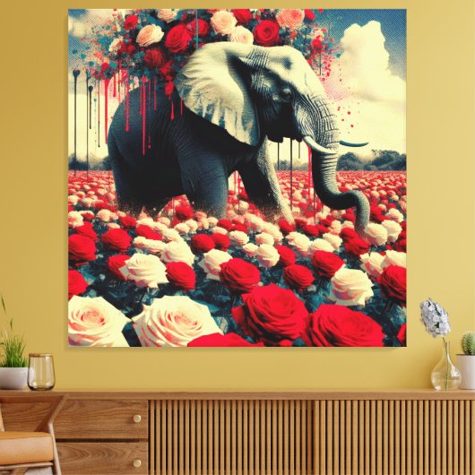 KONINGIN VAN AFRIKA 10 CANVAS AFDRUK (Insitu (Woonkamer))