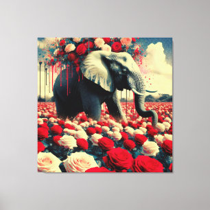 KONINGIN VAN AFRIKA 10 CANVAS AFDRUK