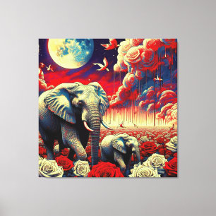 KONINGIN VAN AFRIKA 12 CANVAS AFDRUK