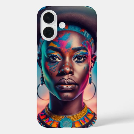 Koningin van Afrika, Zwarte Geschiedenis Maand Case-Mate iPhone Case (Achterkant)