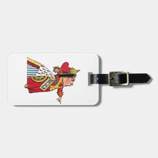 Koningin van Alice in Wonderland Bagagelabel (Voorkant horizontaal)