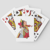 Koningin van Alice in Wonderland Speelkaarten (Achterkant)