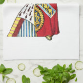 Koningin van Alice in Wonderland Theedoek (Gevouwen)