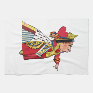 Koningin van Alice in Wonderland Theedoek