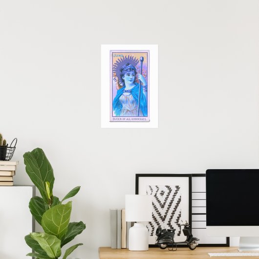 Koningin van alle goddessen, Juno, Poster Print (Thuiskantoor)