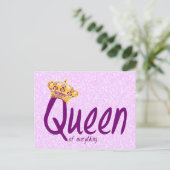 Koningin van alles [briefkaart] briefkaart (Staand voorkant)