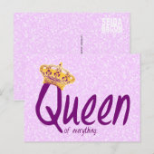 Koningin van alles [briefkaart] briefkaart (Voorkant / Achterkant)
