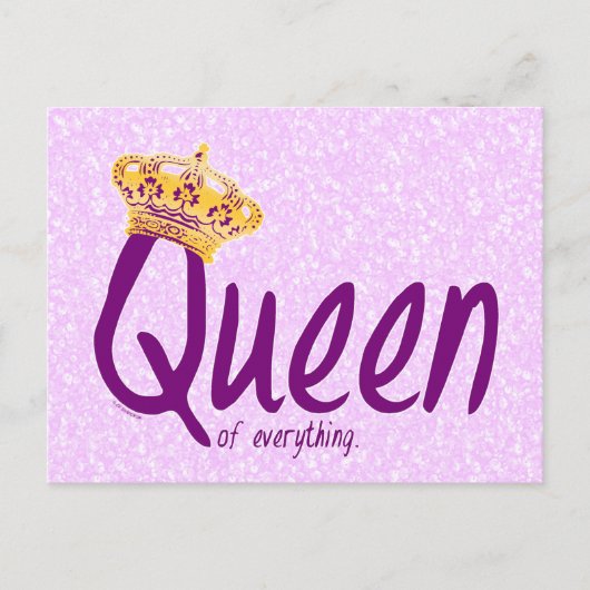 Koningin van alles [briefkaart] briefkaart (Voorkant)