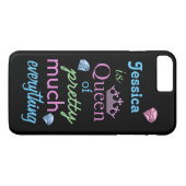 "Koningin van  alles" Case-Mate iPhone Case (Achterkant (Horizontaal))