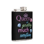 "Koningin van  alles" Citaat Heupfles (Rechts)