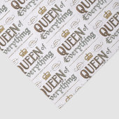 KONINGIN VAN ALLES - Elegant Rich Royal Crown Tissuepapier (Detail)