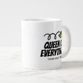 Koningin van Alles extra grote mok cadeau (Voorkant rechts)